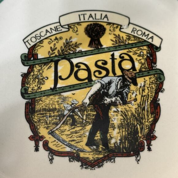 Italia Toscana Roma Pasta Bowl Italian Country Kitchen Decor - Picture 2 of 7